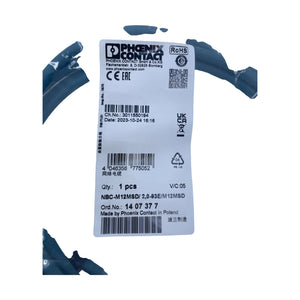 Phoenix Contact NBC-M12MSD/2,0-93E/M12MSD 1407377 Netzwerkkabel M12 D-kodiert 2m