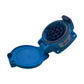 Marechal 01A4001 PN12 K Einbaudose 12 Kontakte + PE 16 A 480 V IP66/67 Poly blau
