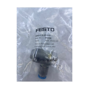 Festo GRLA-3/8-QS-8-D 193150 Drossel-Rückschlagventil G3/8 Steckanschluss 8 mm