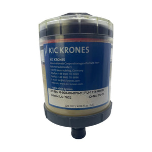 KIC Krones celerol LU 7602 Schmierstoffgeber 120 cm3 Lubrication System