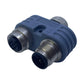 Escha 1383035 Y-Verteiler M12 5-polig T-Stück Sensor-Aktor Verteiler Anschluss