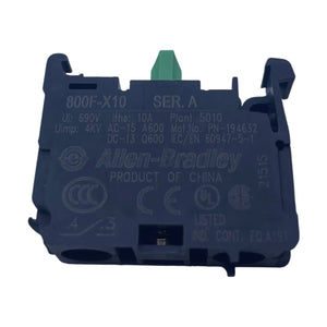 Allen Bradley 800F-X10 Kontaktblock 1 Schließer 22,5 mm Bulletin 800F Industrie
