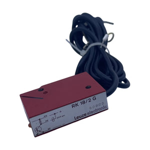 Leuze RK 18/2 G Reflexlichtschranke 24 V DC mit Kabel Lichtschranke Sensor Optik