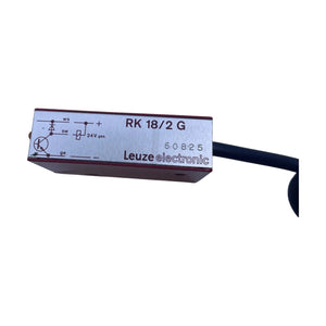 Leuze RK 18/2 G Reflexlichtschranke 24 V DC mit Kabel Lichtschranke Sensor Optik