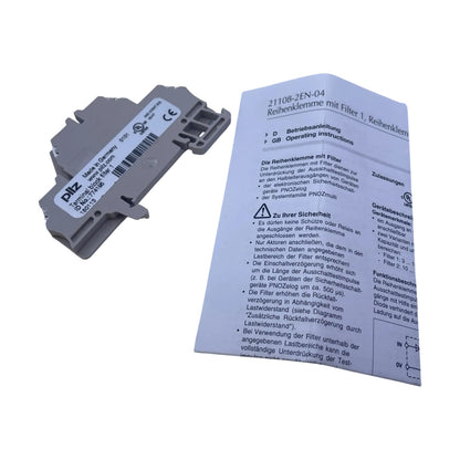 Pilz 774195 Reihenklemme mit Filter Terminal block filter 1 Schaltschrank