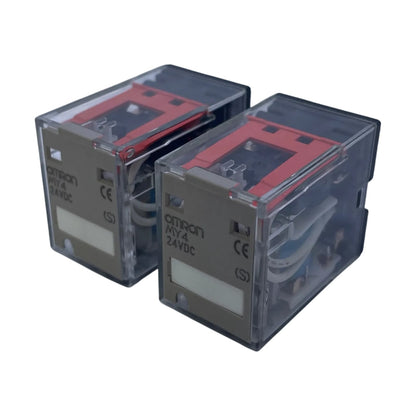 Omron MY4 24VDC Steckrelais 4 Wechsler 24V DC 2 Stück