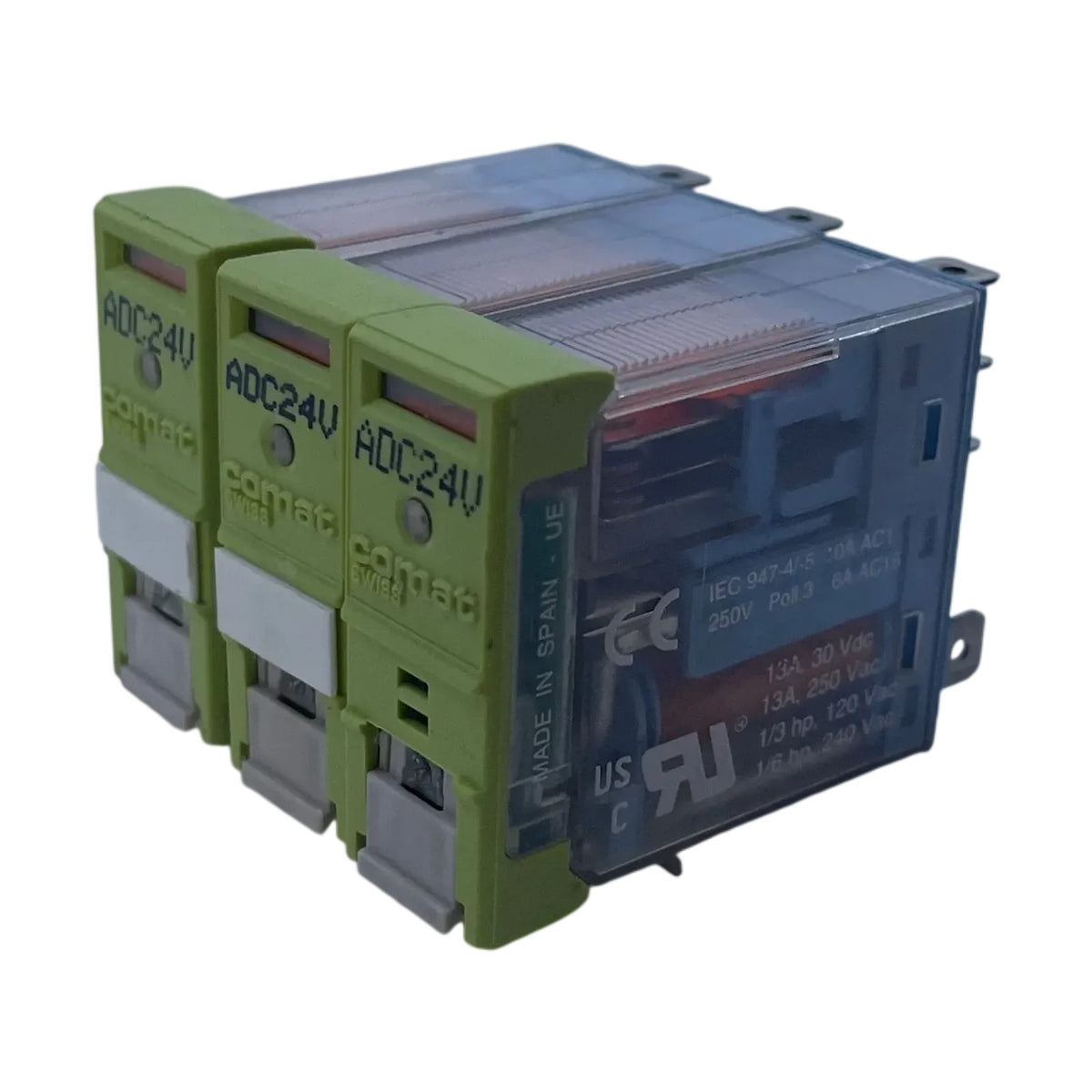 Comat Releco C10-A10BX Relais Steckrelais 24 V DC 10 A 3 Stück