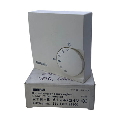 Eberle RTR-E 6124/24V Raumtemperaturregler Thermostat Aufputz 24 V