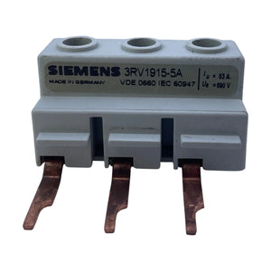 Siemens 3RV1915-5A 3-Phasen-Einspeiseklemme Sammelschiene S00/S0 7 Stück