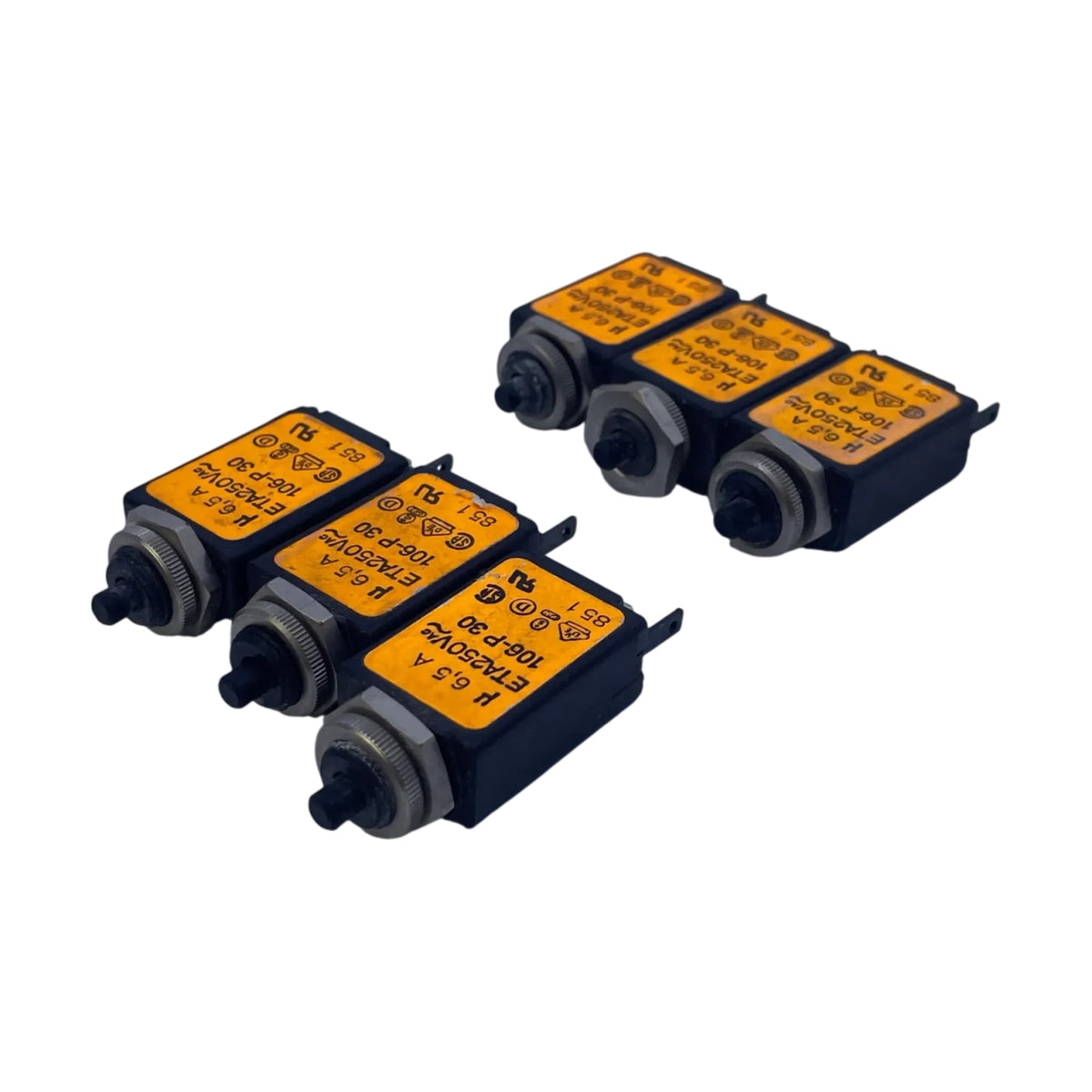 E-T-A 106-P30 Geräteschutzschalter 6,5 A 250 V AC 6 Stück
