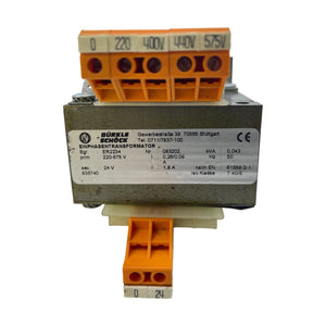 Bürkle+Schöck ER2234 083202 Einphasentransformator 220-575V / 24V 1,8A 43VA