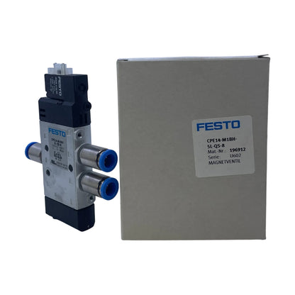 Festo CPE14-M1BH-5L-QS-8 196912 Magnetventil 5/2-Wege monostabil QS-8 24V DC