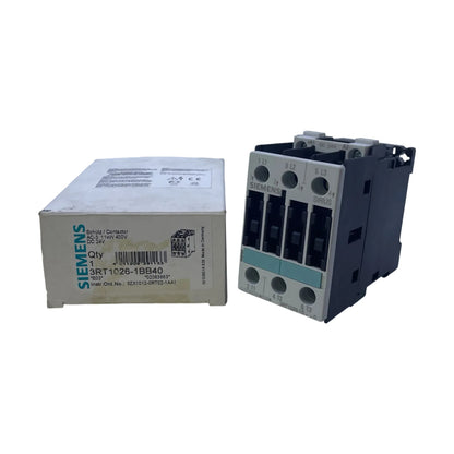 Siemens 3RT1026-1BB40 Leistungsschütz AC-3 25A 11kW 400V Spule 24V DC 3-polig S0