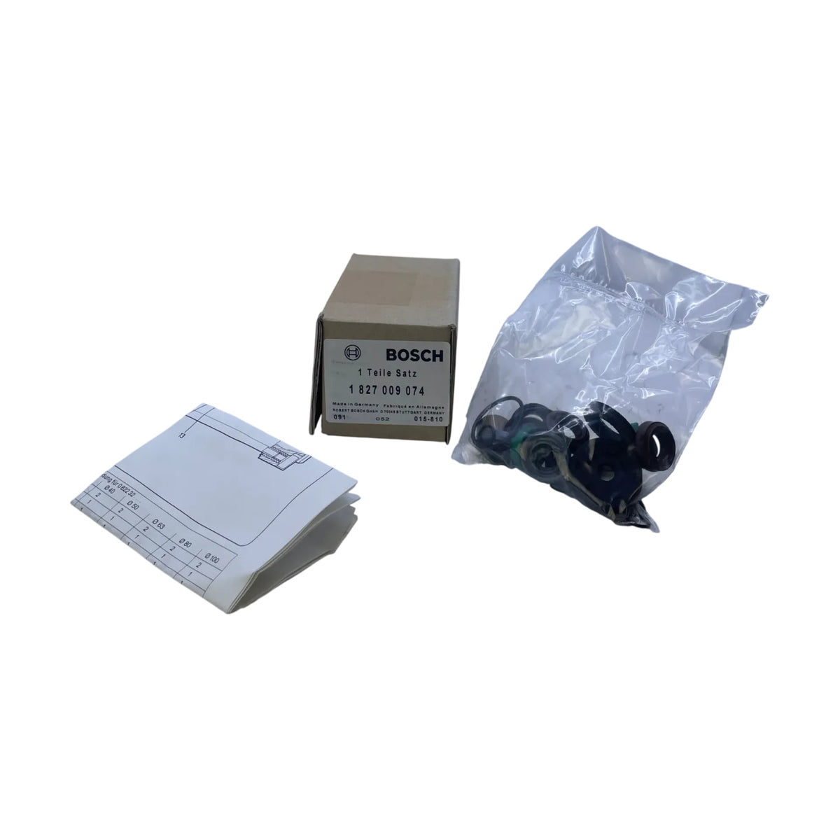 Bosch 1827009074 Ersatzteilsatz Teilesatz Dichtungssatz Pneumatik