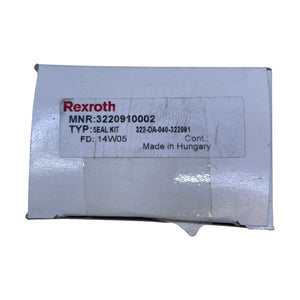 Bosch Rexroth 3220910002 Dichtungssatz Seal Kit 322-DA-040 Zylinder Ø 40 mm