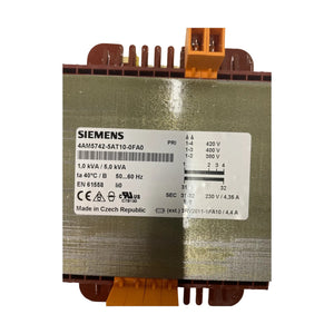 Siemens 4AM5742-5AT10-0FA0 Transformator 1 kVA 400V / 230V 1-phasig SITAS