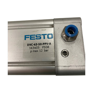 Festo DNC-63-50-PPV-A 163403 Normzylinder Ø63 Hub 50 mm mit Gabelkopf
