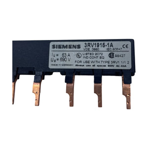 Siemens 3RV1915-1A 3-Phasen-Sammelschiene für 2 Leistungsschalter 3RV1 4 Stück