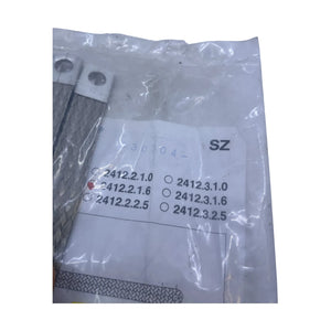 Rittal SZ 2412.216 (2412.2.1.6) Flachband-Erder Erdungsband 16 mm² 5 Stück