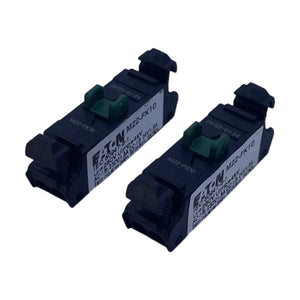 Eaton M22-FK10 180792 Kontaktelement flach Schließer Frontbefestigung 2 Stück
