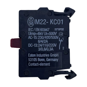 Eaton Moeller M22-KC01 Kontaktelement Öffner Bodenbefestigung RMQ-Titan