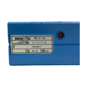 Sick WS25-103 Einweg-Lichtschranke Sender 110/220V AC