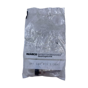 WABCO Westinghouse 891 300 870 2 Durchflussventil Pneumatik 8913008702