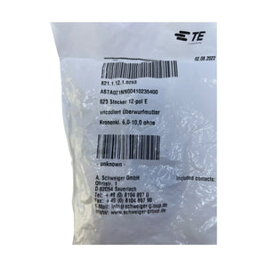 TE Intercontec ASTA021NN00410235400 Signalstecker 12-polig Serie 823
