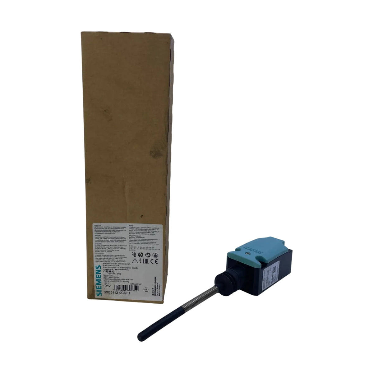 Siemens 3SE5112-0CR01 Positionsschalter mit Federstab 1S+1Ö M20