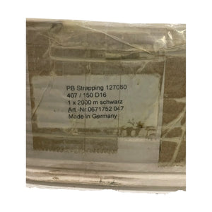 PB Strapping 127060 Umreifungsband Kunststoff schwarz 2000 m Rolle