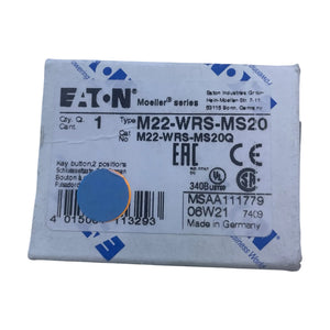 Eaton M22-WRS-MS20 Schlüsseltaster 2 Stellungen Moeller RMQ-Titan