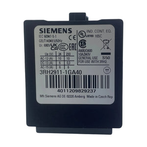 Siemens 3RH2911-1GA40 Hilfsschalterblock 4S für Schütz S00 Schraubanschluss