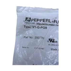 Pepperl+Fuchs V1-G-PG9 200770 Kabeldose M12 gerade konfektionierbar PG9