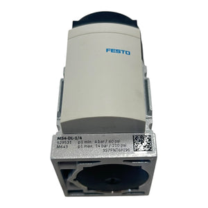 Festo Druckaufbauventil Pneumatikventil drosselbar Festo MS4-DL-1/4 529531