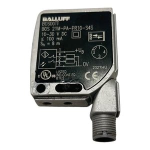 Balluff Kubische Reflexionslichtschranke Sensor BOS00TT BOS 21M-PA-PR10-S4S