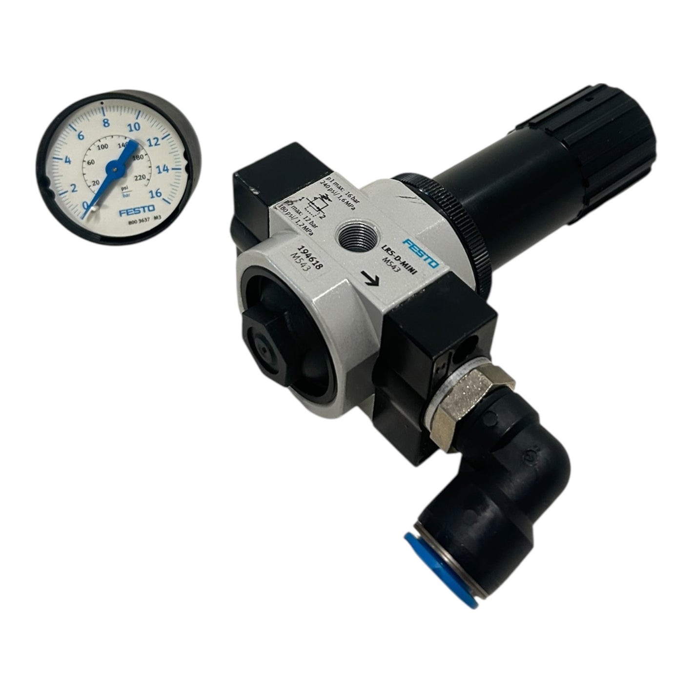 Festo Druckregelventil Pneumatikventil Festo Ventil Pneumatik LRS-D-MINI 194618