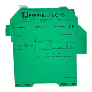 Pepperl+Fuchs Strom-/Spannungsmessumformer Industrie Modul KFD0-CC-1 38310S