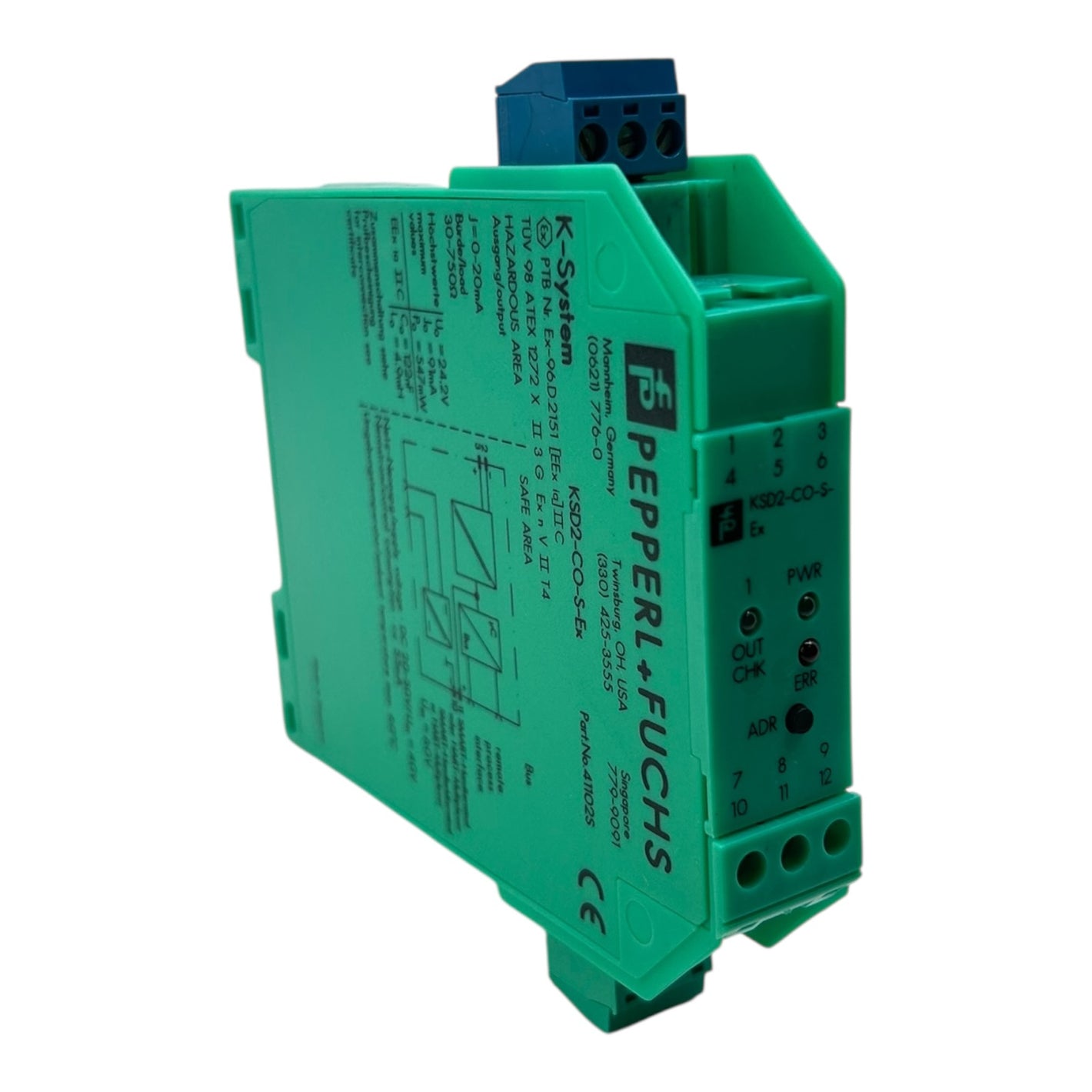 Pepperl+Fuchs Ausgangstrennwandler KSD2-CO-S-Ex 41102S DC20-30V/Um=40 ca.55mA