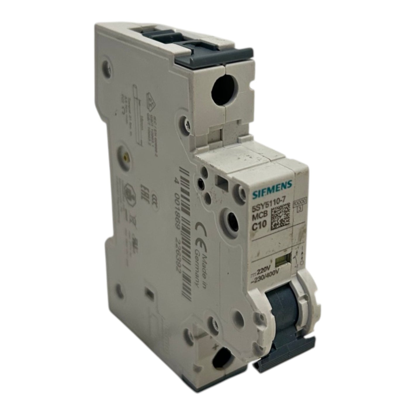 Siemens Leitungsschutzschalter Allstrom DC 220V AC 230/400V 10kA 5SY5110-7