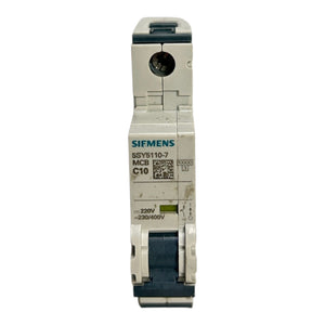 Siemens Leitungsschutzschalter Allstrom DC 220V AC 230/400V 10kA 5SY5110-7