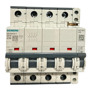 Siemens Leitungsschutzschalter Allstrom DC 880V AC 400V 10kA 4-polig 5SY5410-7