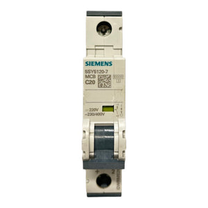 Siemens Leitungsschutzschalter Allstrom DC 220V AC 230/400V 10kA 5SY5120-7