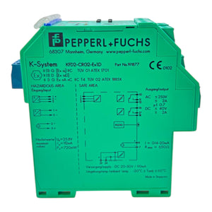 Pepperl+Fuchs Transmitterspeisegerät KFD2-CRG2-Ex1.D 191877 DC20-30V/90mA