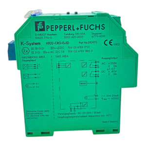 Pepperl+Fuchs Transmitterspeisegerät KFD2-CRG-Ex1.D 51097S DC20-30V/130mA