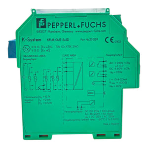 Pepperl+Fuchs Temperaturmessumformer K-System Temperatur KFU8-GUT-Ex1.D 231229