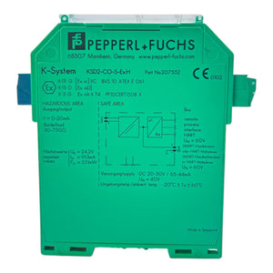 Pepperl+Fuchs Ausgangstrennwandler P+F KSD2-CO-S-Ex.H 207552 DC20-30V/65-44mA