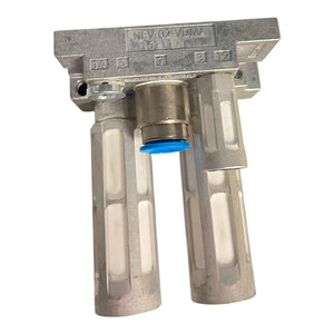 Festo Endplatte Pneumatik Festo Endplatte mit Schalldämpfern NEV-02-VDMA 161112