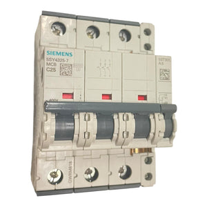 Siemens Leitungsschutzschalter 400V 10kA, 3-polig, C, 25A, T=70mm 5SY4325-7