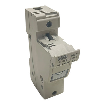 SIBA Sicherungshalter 14x51mm 1-polig 1000V DC 50A 51 058 05.1DC für Industrie