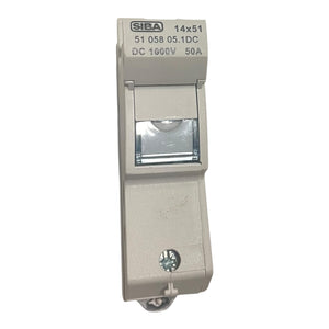 SIBA Sicherungshalter 14x51mm 1-polig 1000V DC 50A 51 058 05.1DC für Industrie